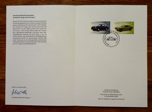 Bund ministerkarte 3201 - ministerkarte, nr.