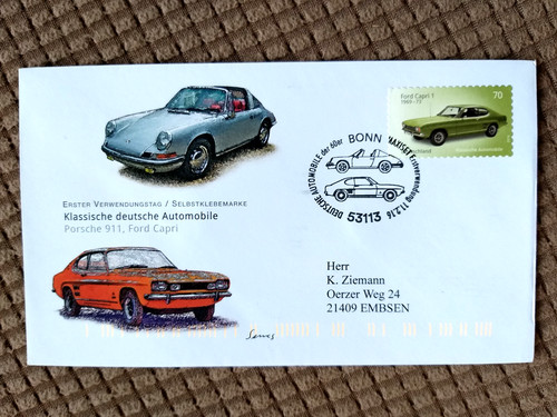Brd 2016 fdc automobile ford - fdc,