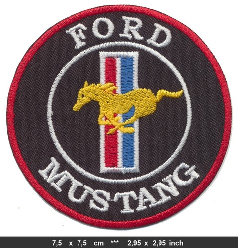Ford mustang aufnäher patch - aufnäher,